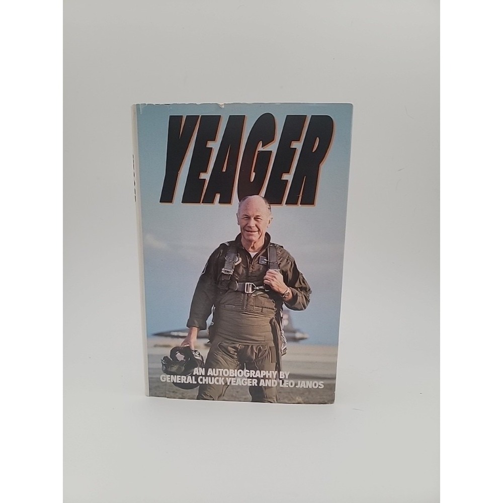 Chuck Yeager Yeager An Autobiography Hardcover 1st Edition 1985 Aviation Good